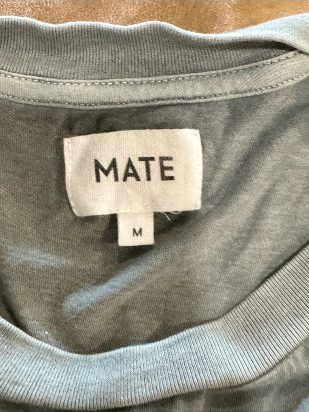 MATE the Label Organic Cotton Relaxed Crop Tee Forest Medium - Picture 6 of 7